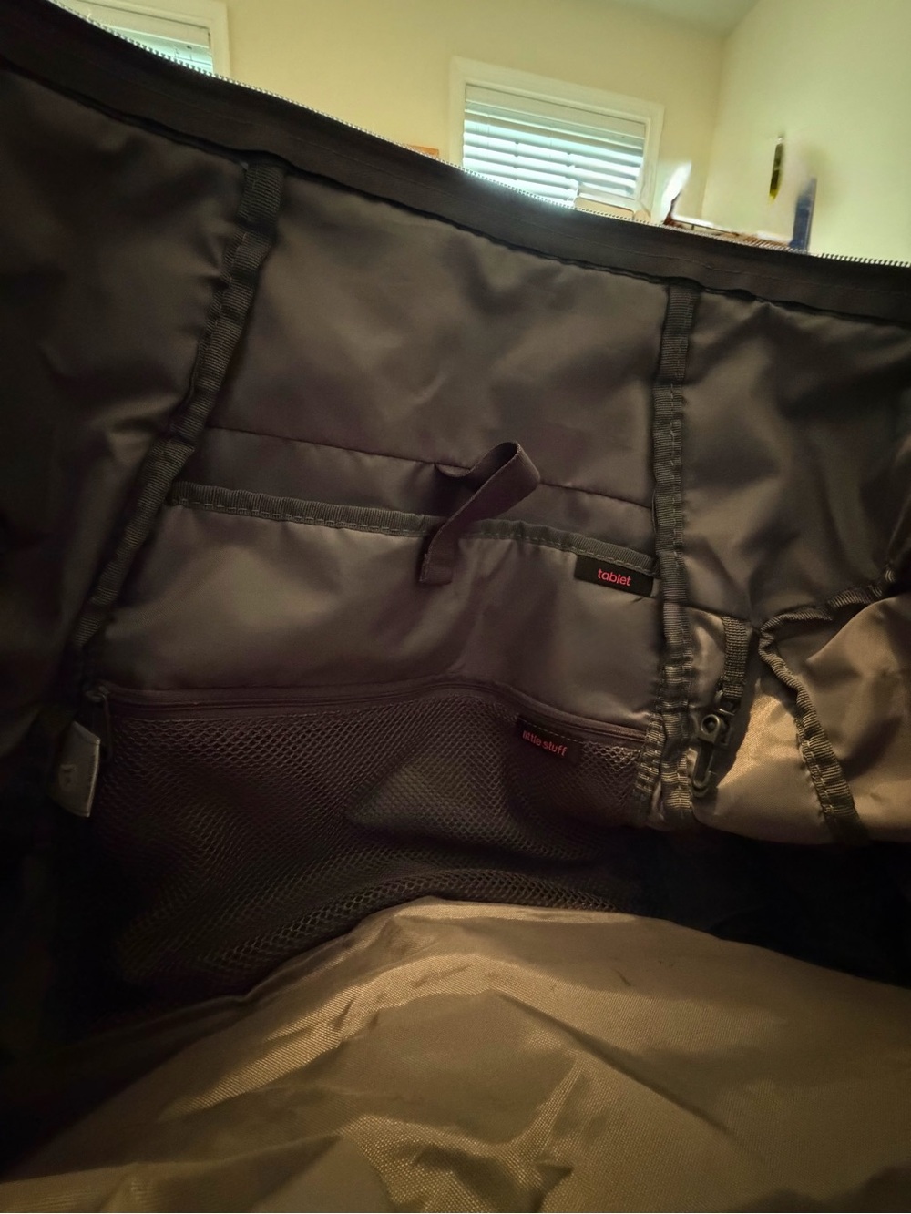 adidas Gray Duffel Shoulder Bag with Maroon Strap - Picture 7 of 14